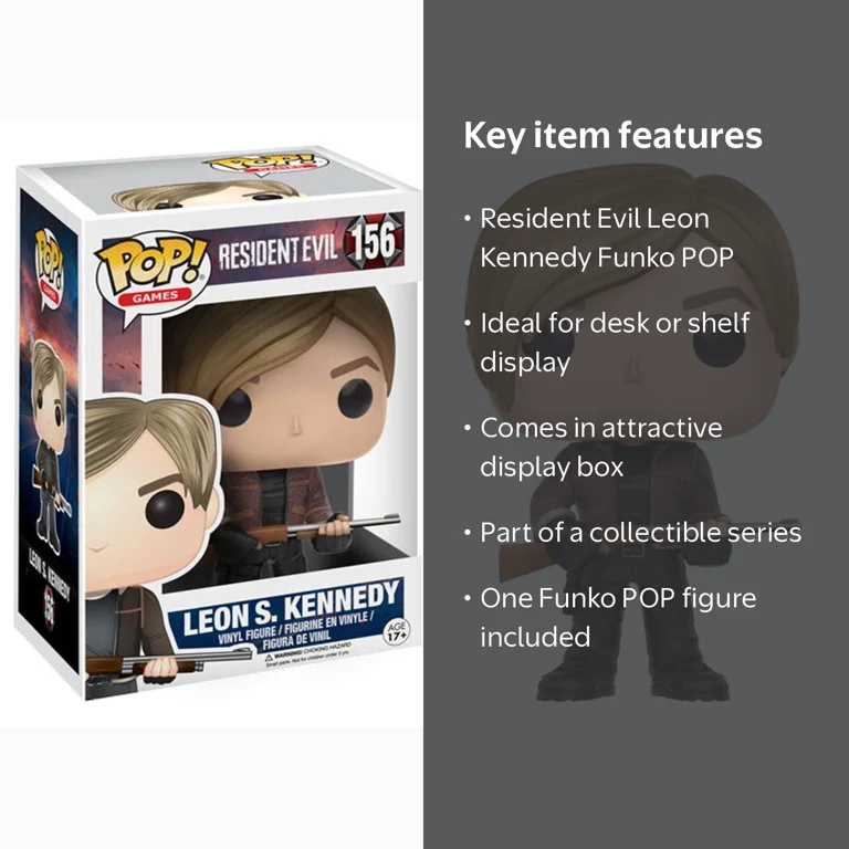 Funko POP - Resident Evil - Leon Kennedy Vinyl Figure - Walmart.com