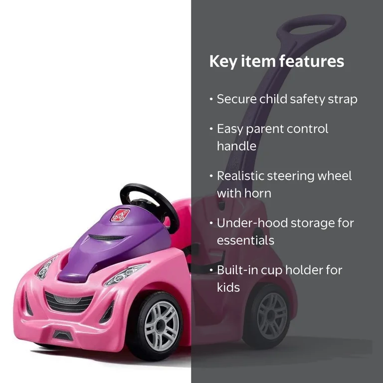 Step2 Pink Push Around Buggy GT Push Car Toddler Toy for Kids
