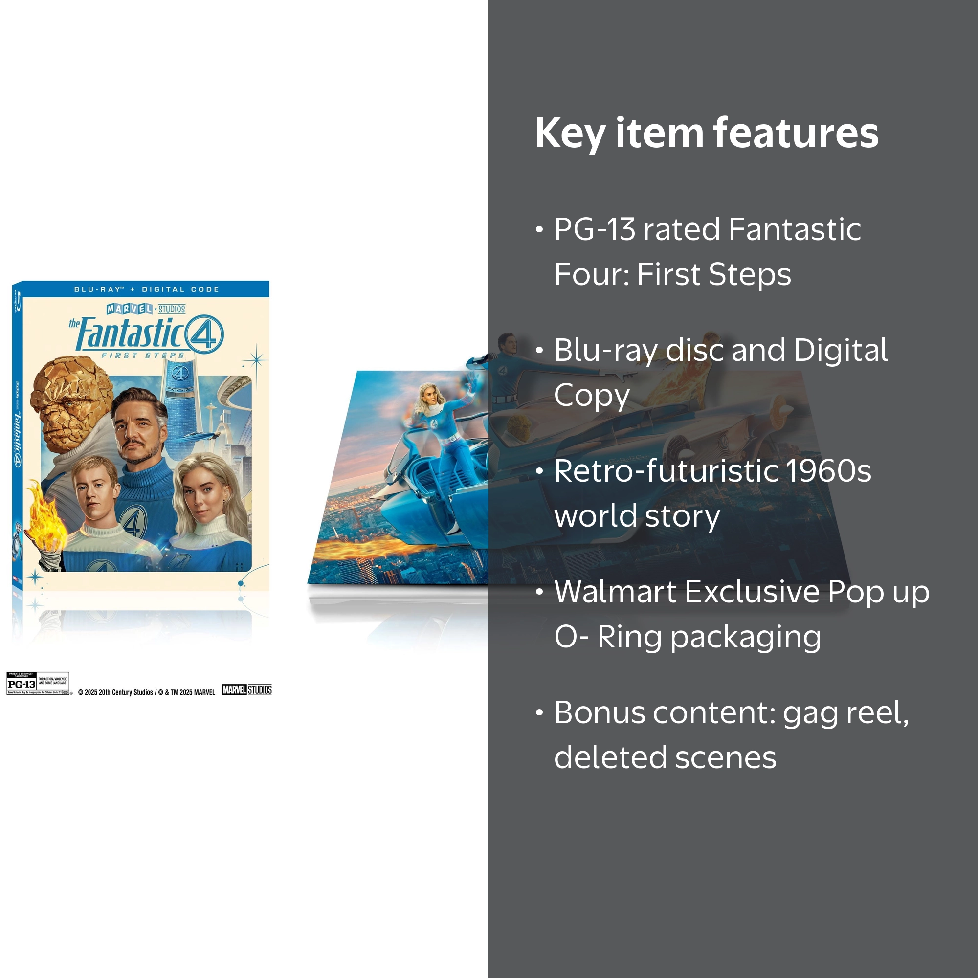 The Fantastic Four: First Steps (Walmart Exclusive) (Pop up O-Ring