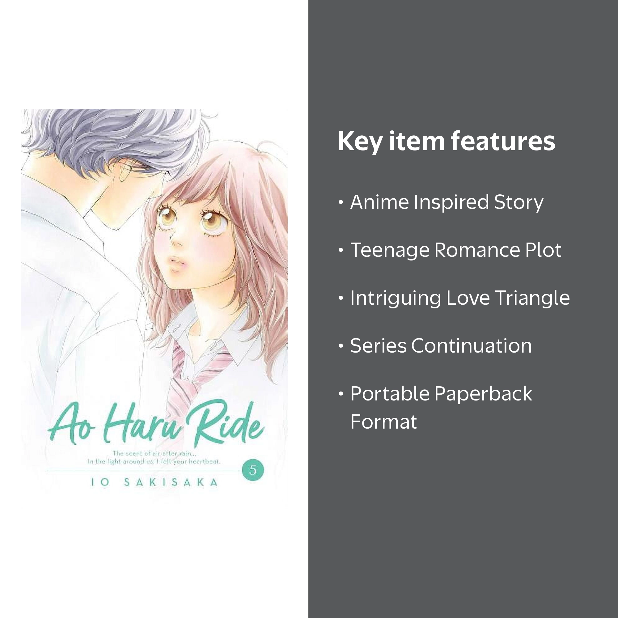 Ao Haru Ride Ao Haru Ride, Vol. 5, Book 5, (Paperback) - Walmart.com