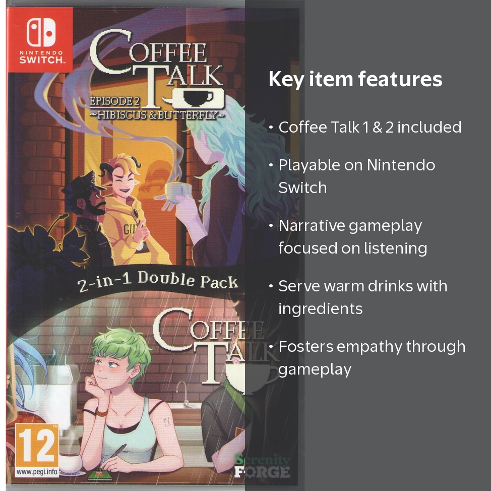 Coffee Talk 2 in 1 Double Pack - Nintendo Switch - Walmart.com