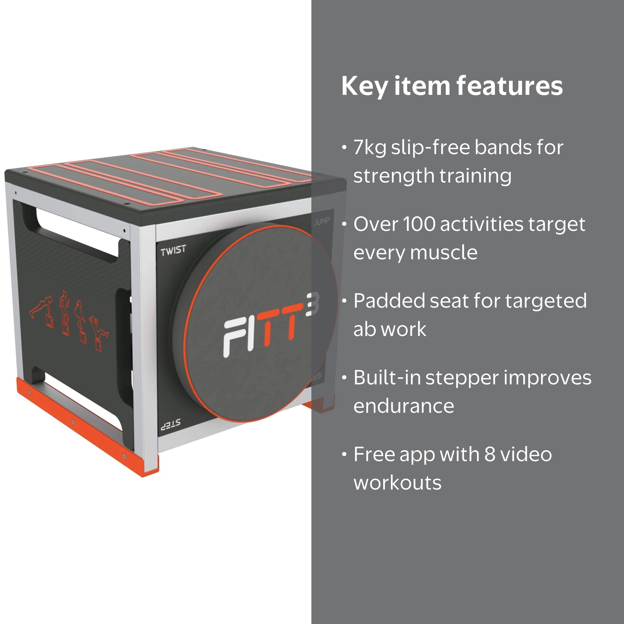 New Image Unisex's FITT Cube Total Body Workout, High Intensity