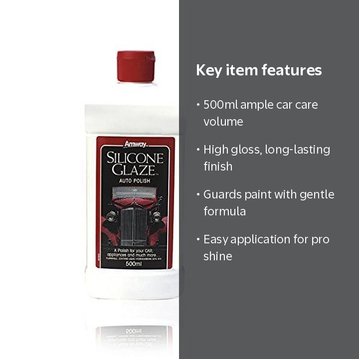 Amway Silicone Glaze Automotive Car Polish, High Gloss and
