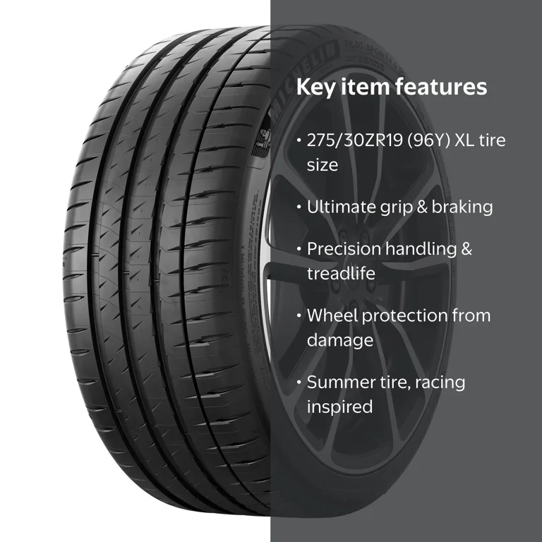 Michelin Pilot Sport 4S 275/30ZR19 (96Y) XL Tire - Walmart.com