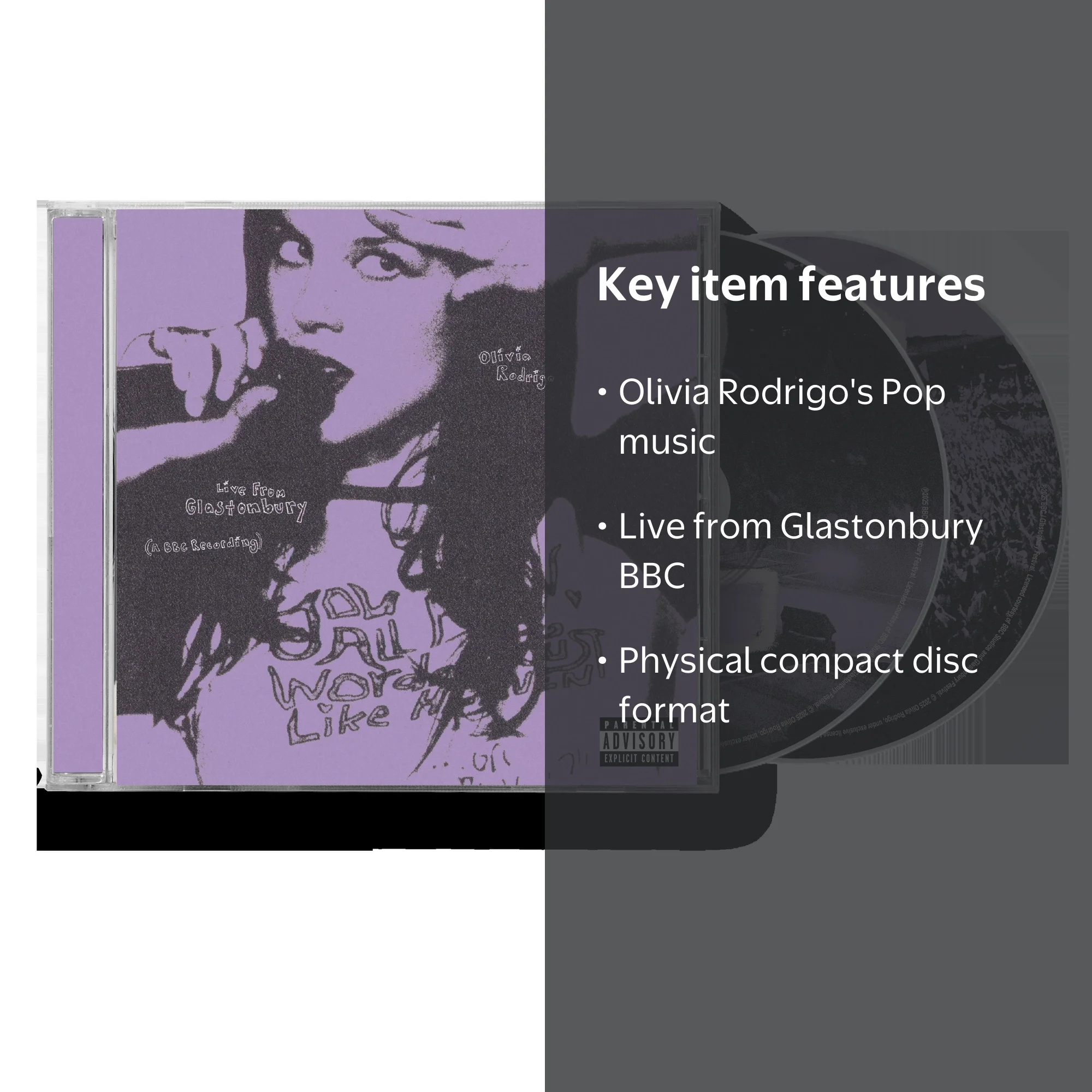 Olivia Rodrigo - Live From Glastonbury (A BBC Recording) - CD