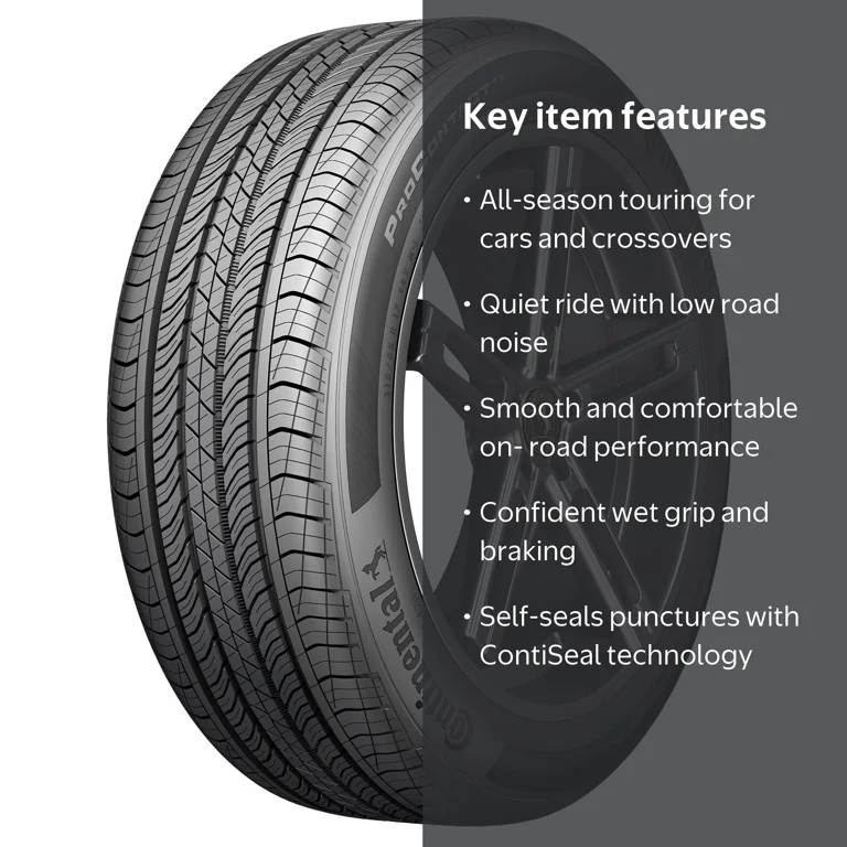 Continental, Passenger Tire, 225/40R18 92H XL, All Season Tread