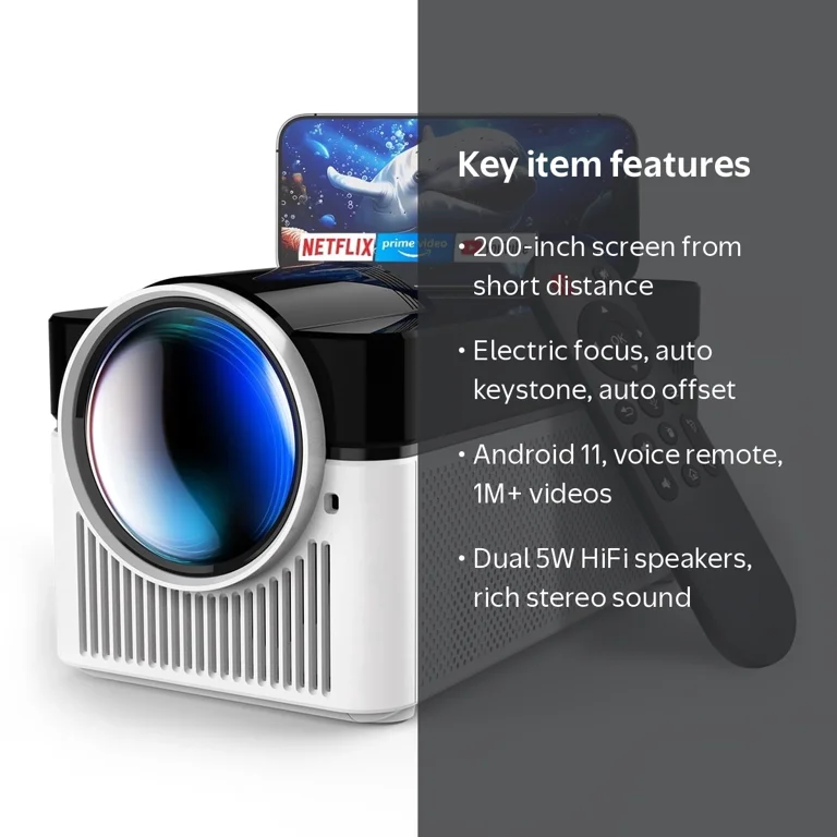 Magcubic HY450 4K Support Native 1080P Ultra Short Throw Projector