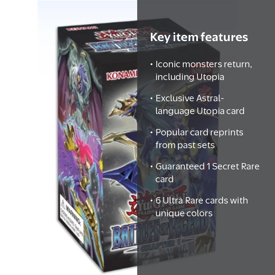 Konami Yu-Gi-Oh Battles of Legend Chapter 1 Box First Edition