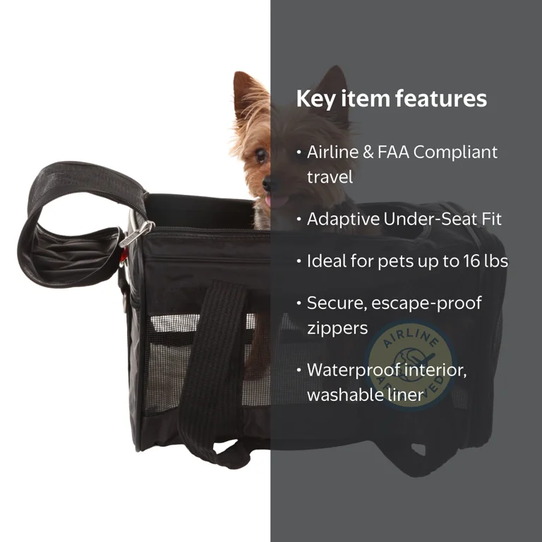 Sherpa Original Deluxe Travel Pet Carrier, Airline Approved
