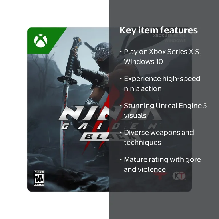 Ninja Gaiden 2 Black: Standard Edition - Xbox Series X|S, Windows