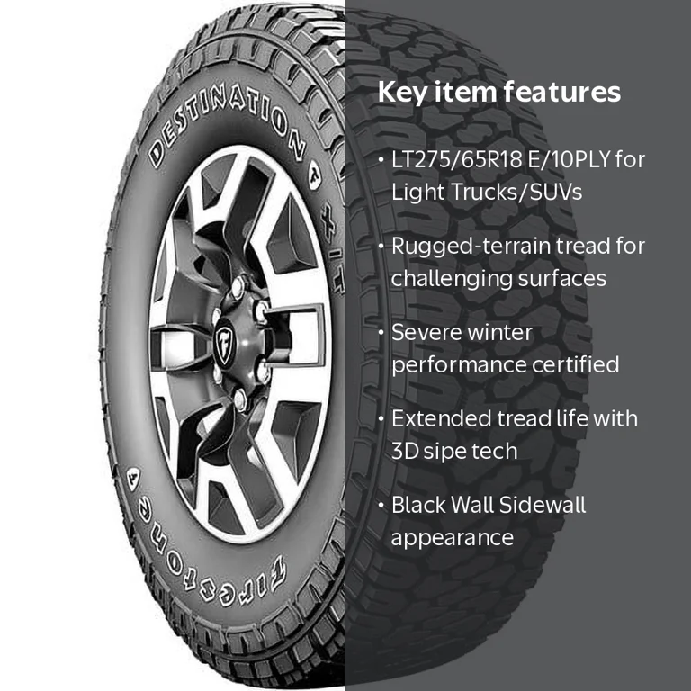 Firestone Destination X/T LT275/65R18 E/10PLY Light Truck & SUV