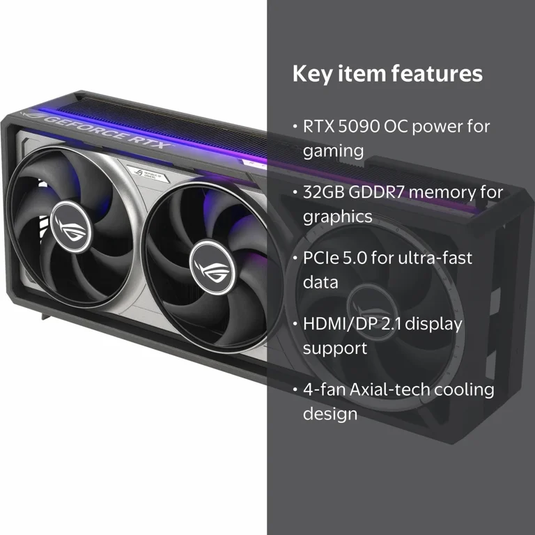 ★新品未開封★RTX5090 ASUS ROG ASTRAL グラフィックカード ASUS, ROG Astral RTX 5090 32GB GDDR7 OC Graphics Card - Walmart.com