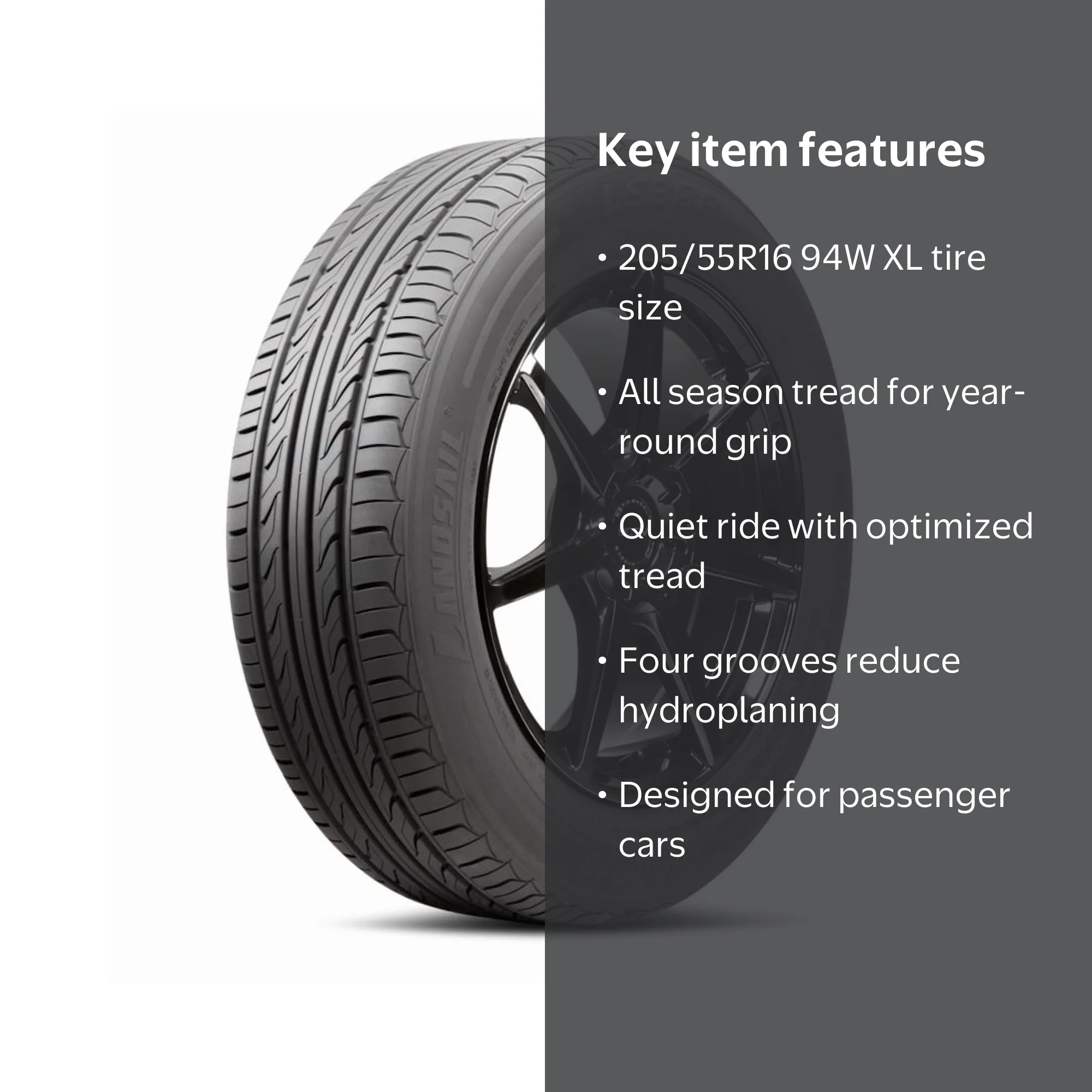 Landsail LS388 All Season 195/55R15 85V Passenger Tire - Walmart.com
