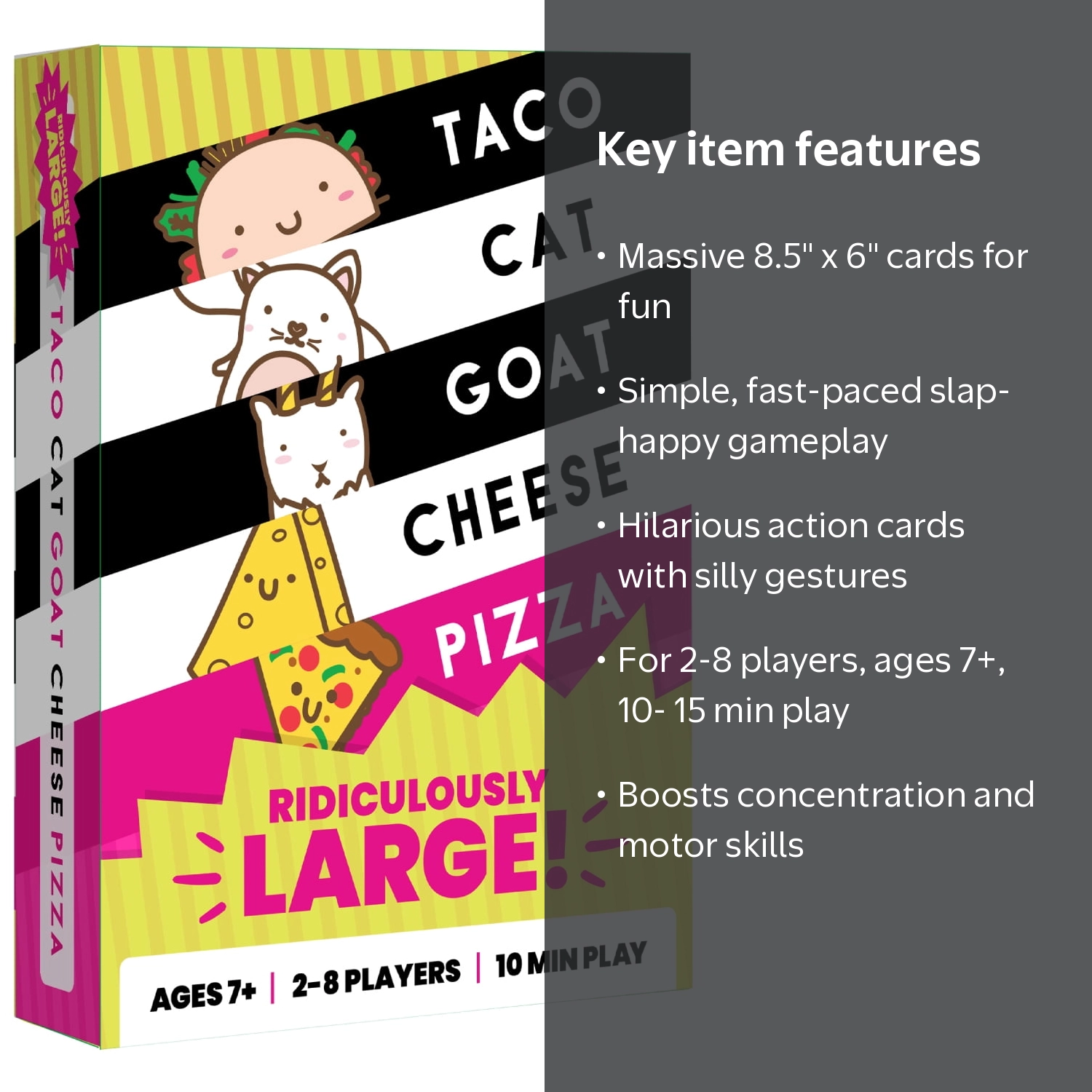 Dolphin Hat Games Taco Cat Goat Cheese Pizza Ridiculously Large