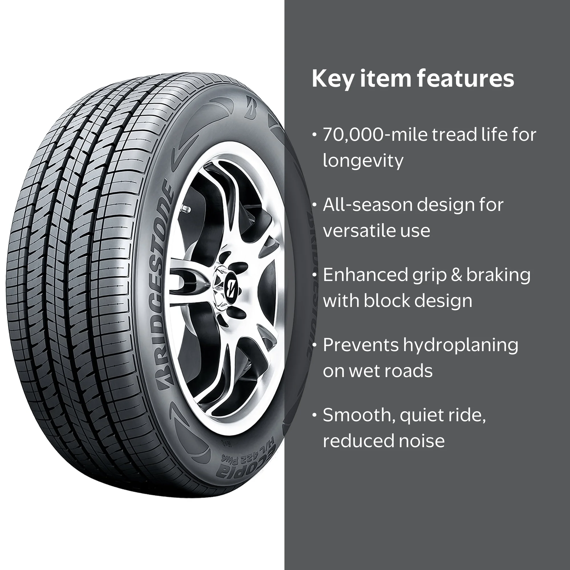 Bridgestone Ecopia H/L 422 Plus All Season 225/60R17 99H Passenger