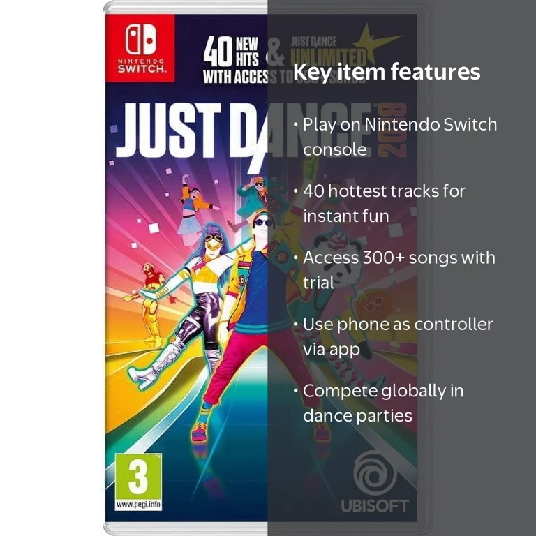 Nintendo Switch Just Dance 2018 Nintendo Switch Just Dance 2018 [Nintendo Switch] - Walmart.com