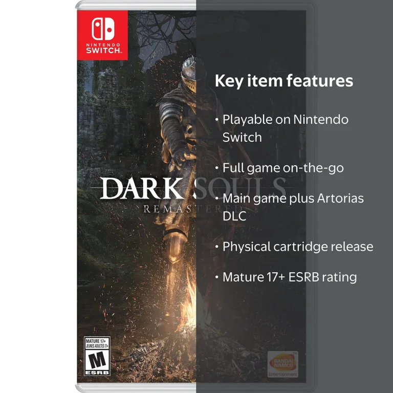 Nintendo, Dark Souls: Remastered, 045496592721, Nintendo Switch