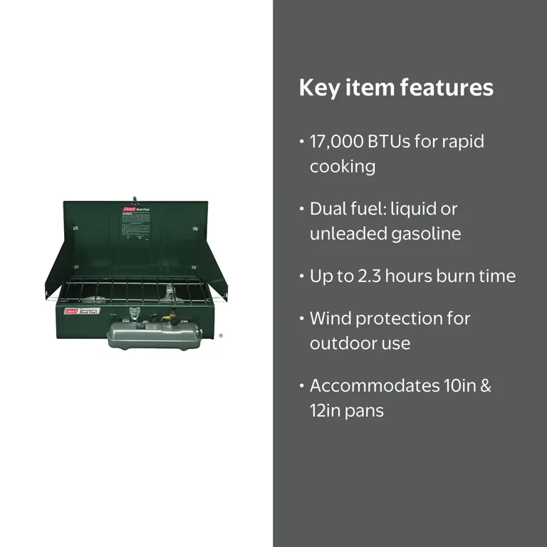 Coleman Guide Series Powerhouse Dual Fuel Gas Camping Stove, 2