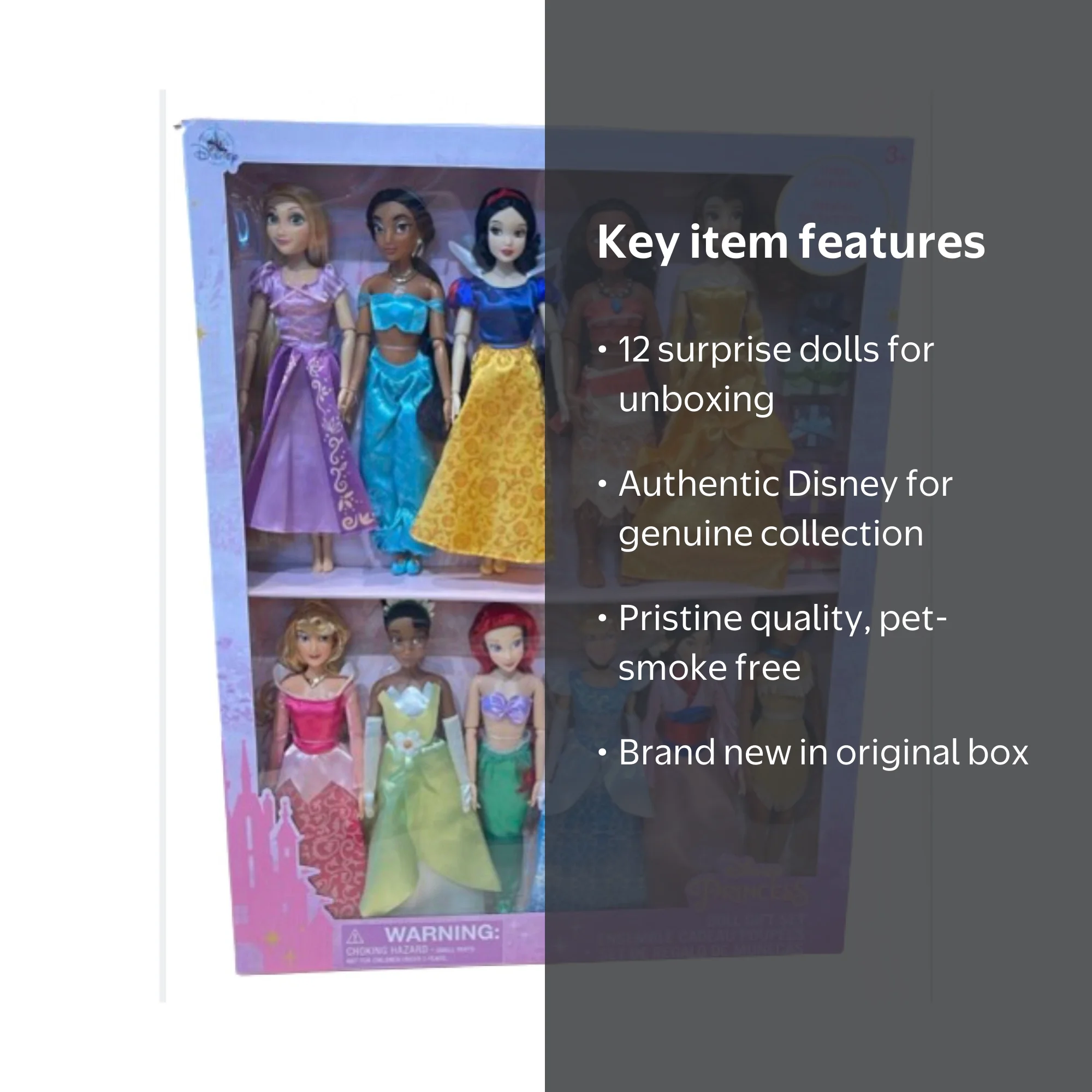 Disney Parks Disney Princess Doll Gift Set of 12 Unbox Surprises