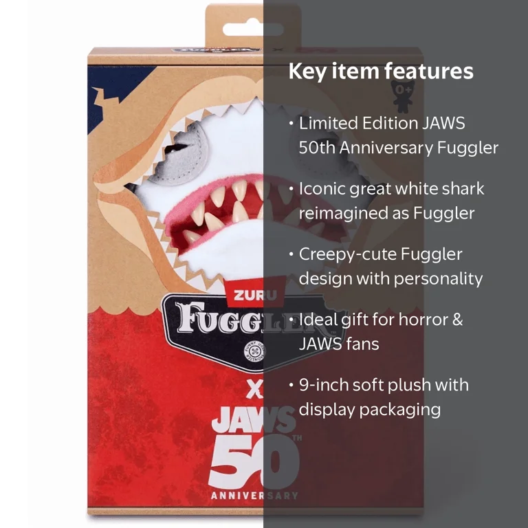 Fuggler Jaws Plush Figure - Walmart.com