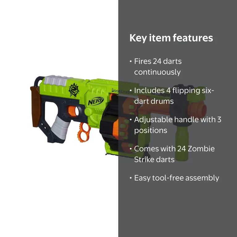 Nerf Zombie Strike Doominator - Walmart.com