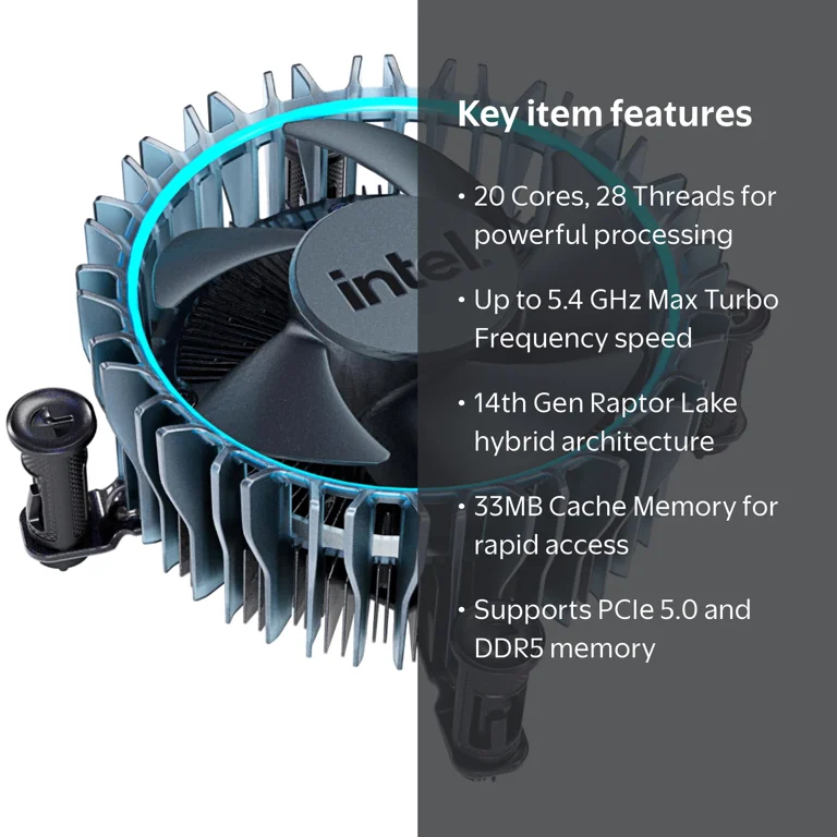 Intel Core i7-14700 14th Gen Raptor Lake 20-Core Processor with