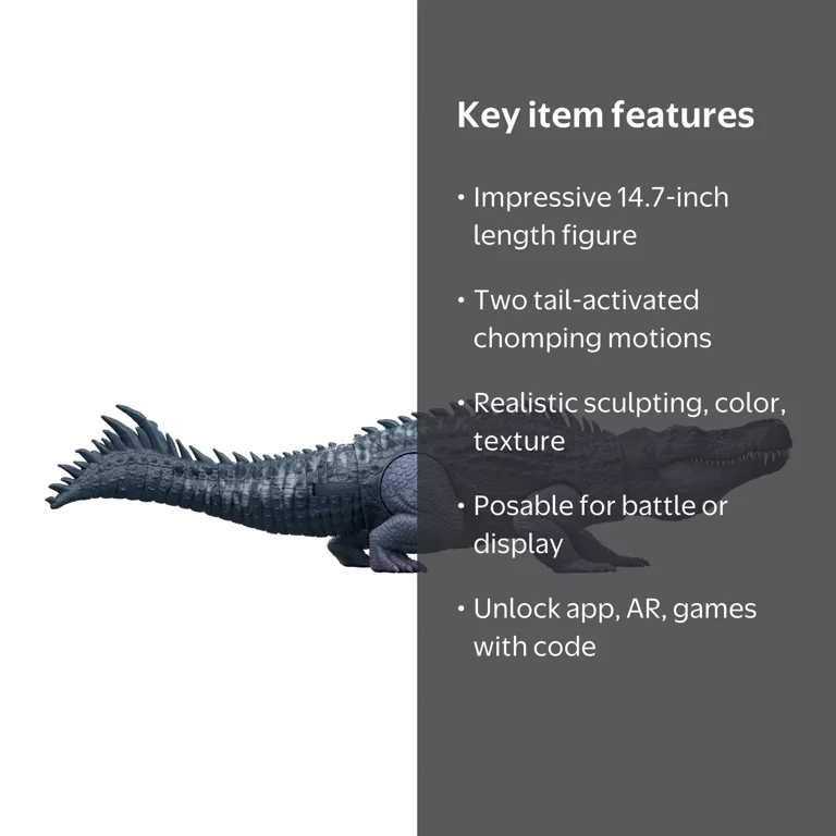 Jurassic World Gigantic Thrashers Purussaurus Dinosaur Figure