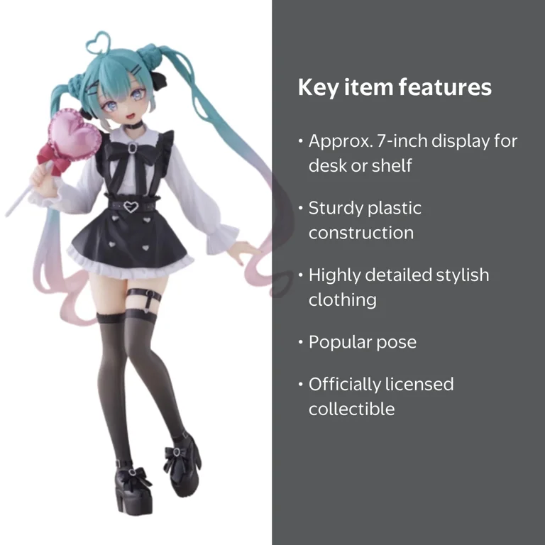 Vocaloid Hatsune Miku Fashion Subculture Version Statue - Walmart.com