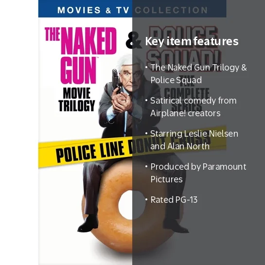 Paramount The Naked Gun Trilogy & Police Squad! Complete Series
