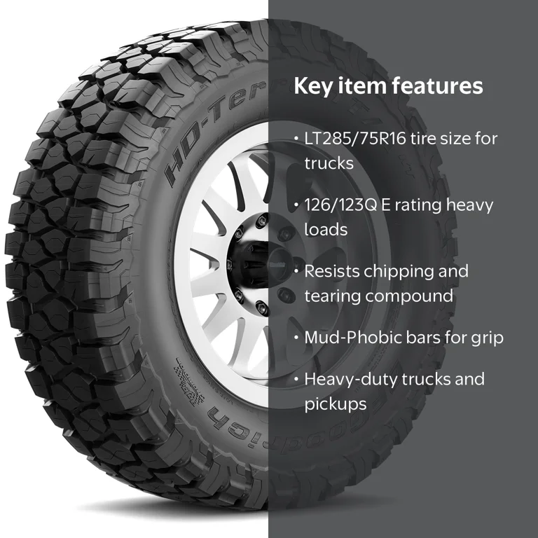 BFG HD-Terrain T/A KT LT285/75R16 126/123Q E - Walmart.com