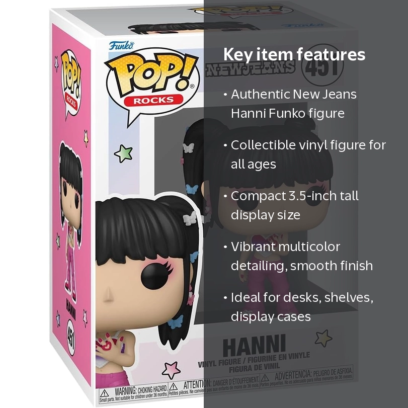 Funko, Vinyl Figure, Inspired by Hanni from New Jeans, 3.5 inches