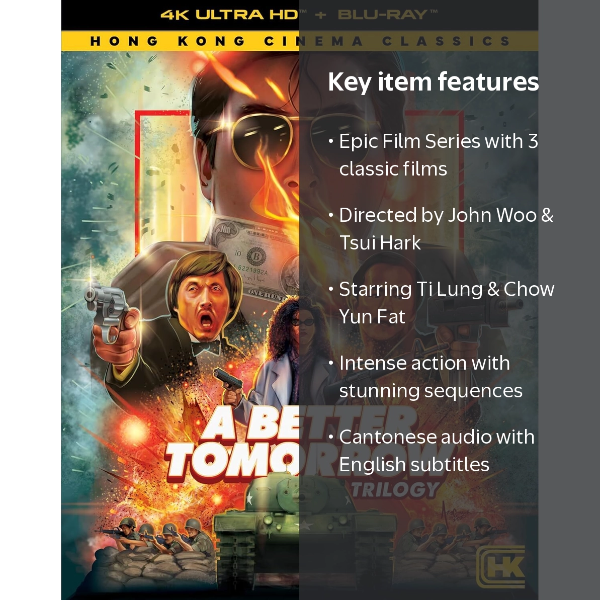 Shout! Factory, A Better Tomorrow Trilogy, Three-Disc Set