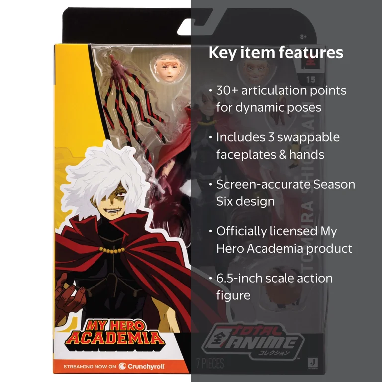 Total Anime Tomura Shigaraki - 6.5-inch Figure with Swappable