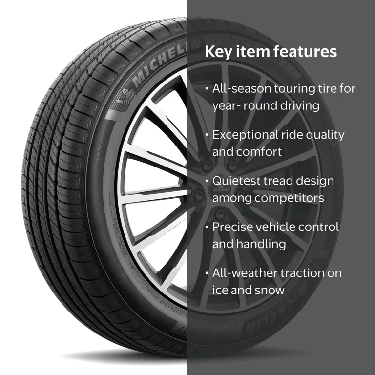 Michelin Primacy Tour A/S All-Season 255/50R20 105H Tire - Walmart.com