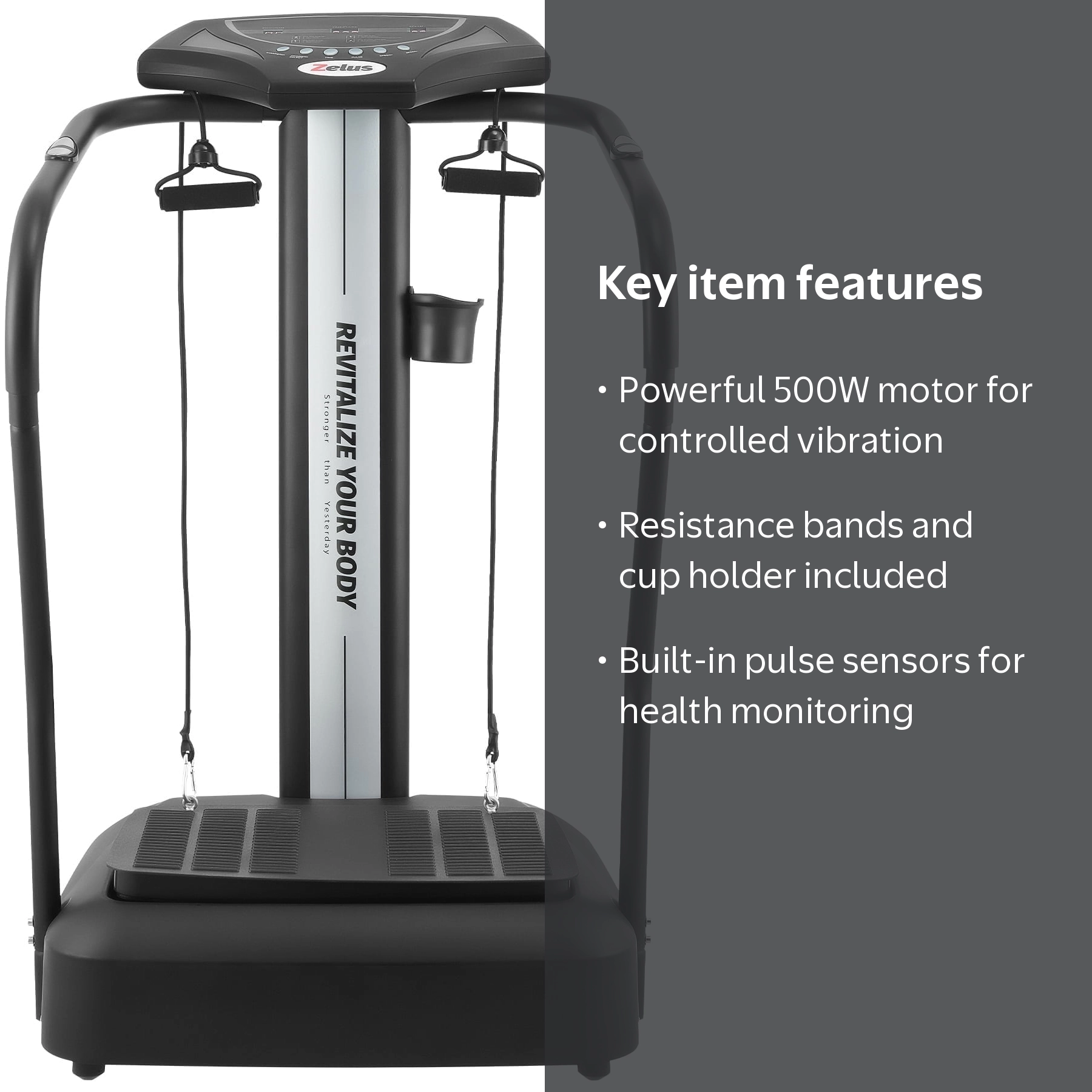 Vibrating Fitness Equipment: Whole Body 500W Workout Platform