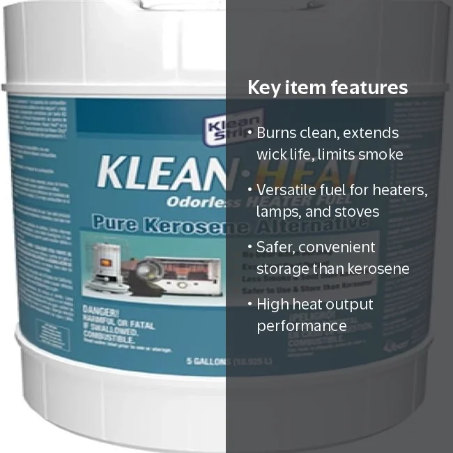 WM Barr CKKH995 5 gal Klean Heat Odorless Heater Fuel - Walmart.com