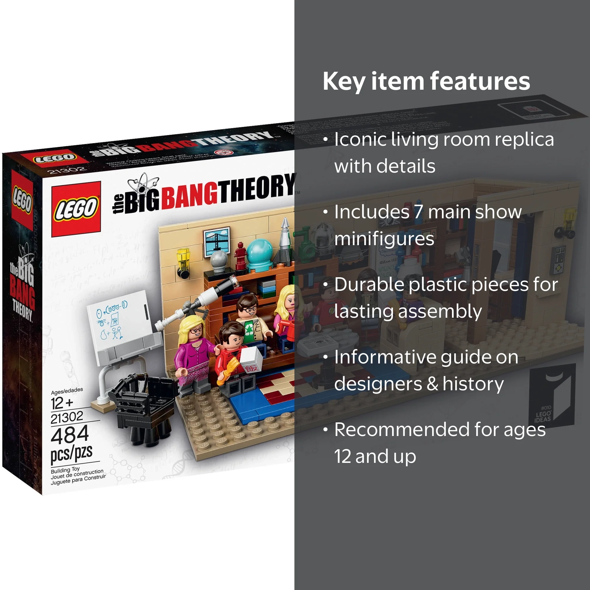LEGO, TV Character Set, 21302, The Big Bang Theory Living Room