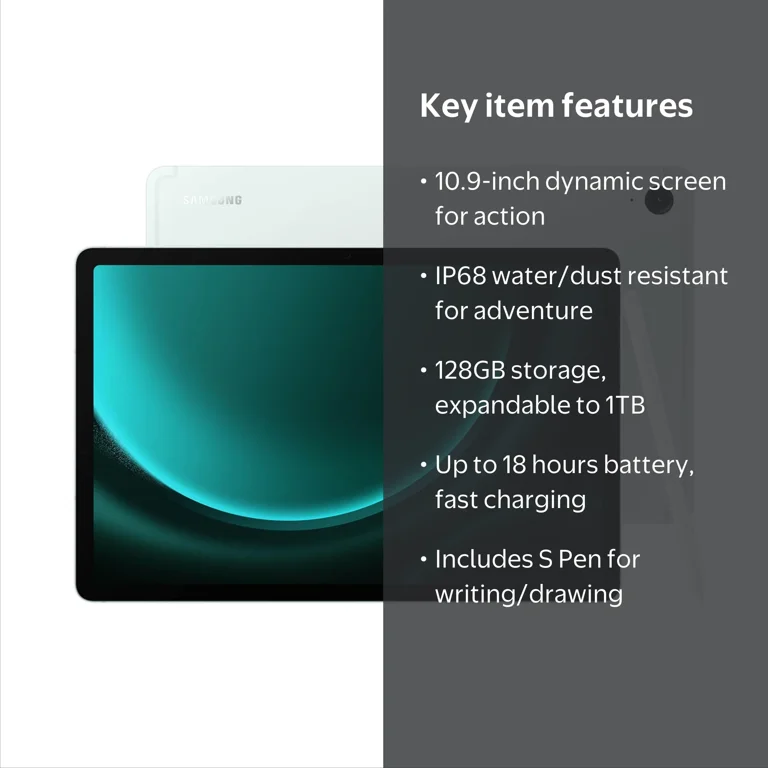 New Samsung Galaxy Tab S9 FE, 10.9