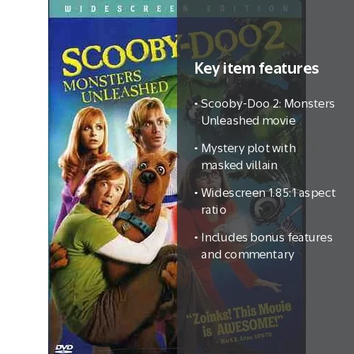 SDS, Scooby-Doo 2: Monsters Unleashed, DVD Widescreen - Walmart.com