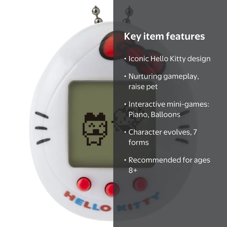 Hello Kitty Tamagotchi White Electronic Pet Toy - Walmart.com