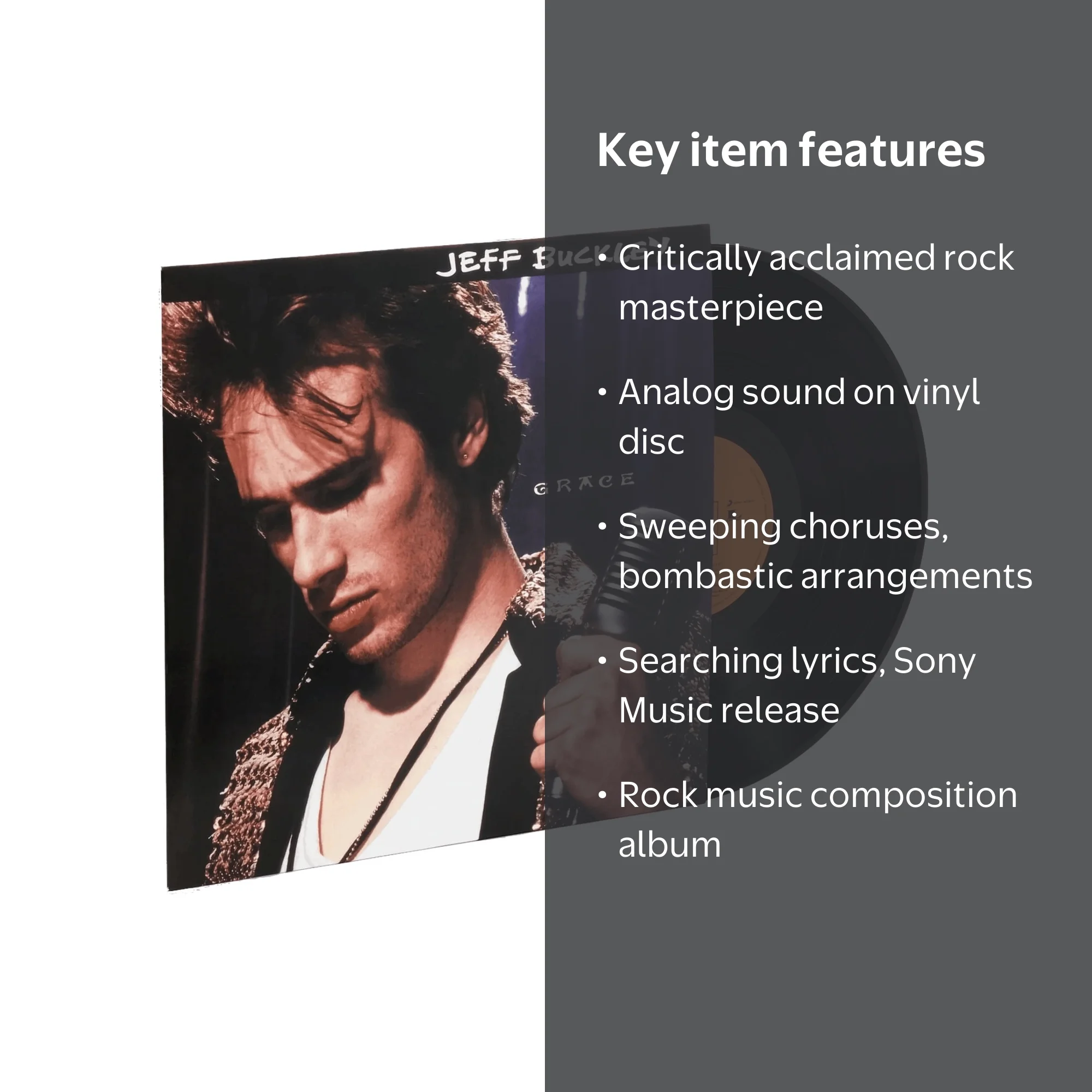 Jeff Buckley - Grace - Music & Performance - Vinyl 12 inch