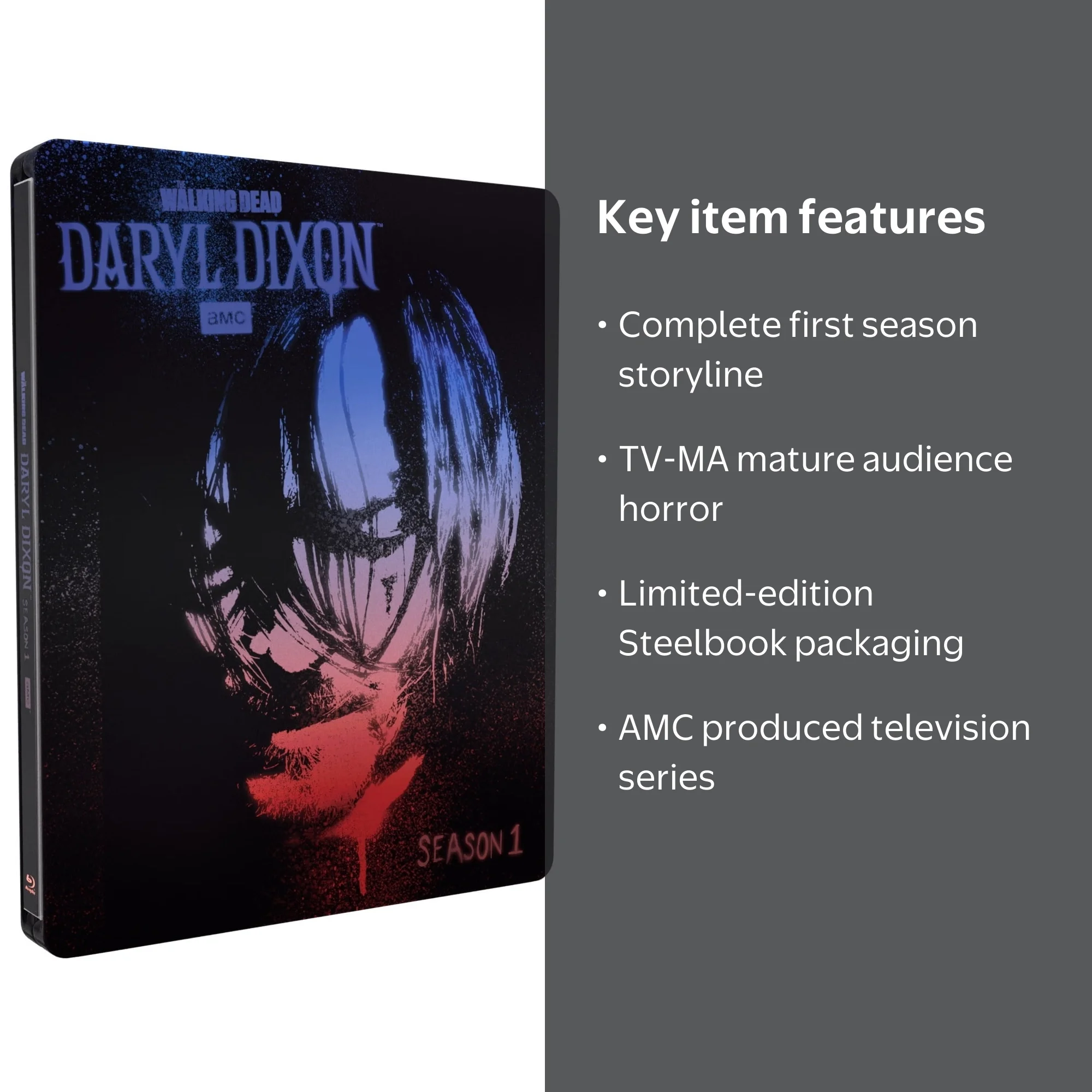 The Walking Dead: Daryl Dixon, Season 1 (Steelbook), Blu-ray