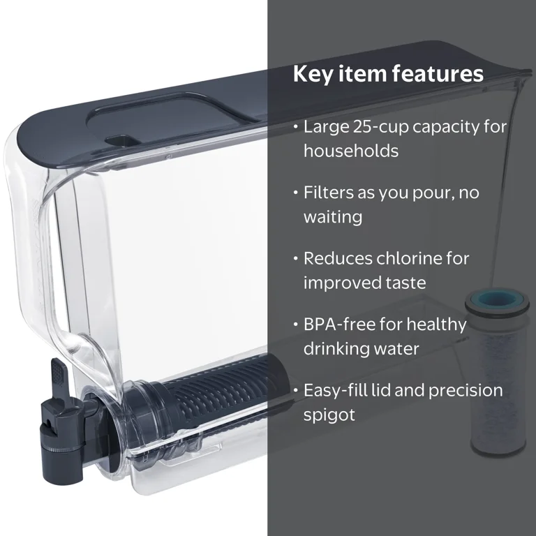 Brita dispenser spout anti-drip valve cleaning and leak inspection