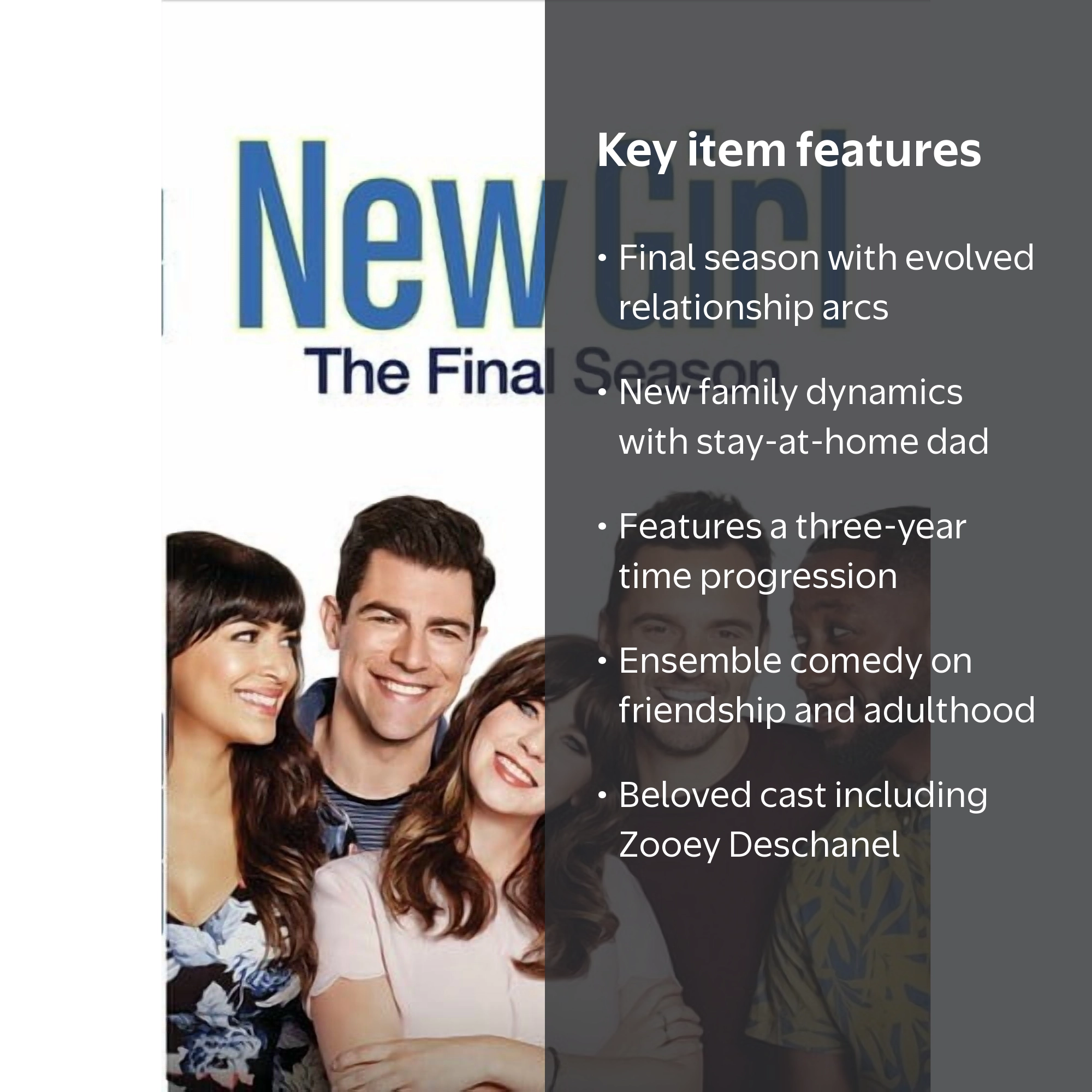 Fox Mod, TV Show DVD, New Girl The Final Season, Fixed Subtitle