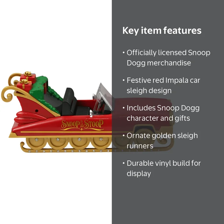 Snoop Dogg Snoop on The Stoop Car Sled Vinyl Accessory - Walmart.com