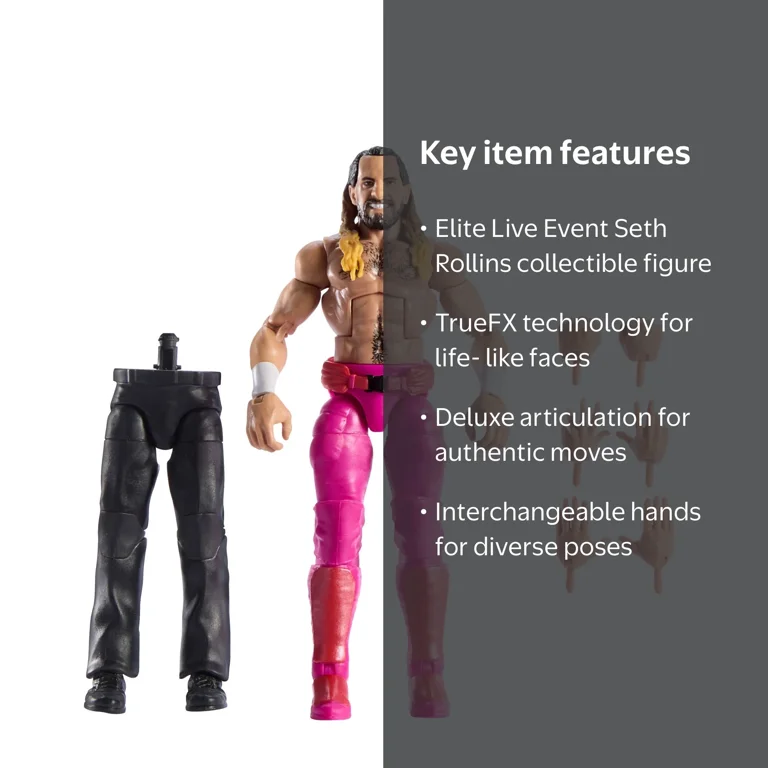 WWE Elite Collection Seth Rollins WrestleMania Action Figure