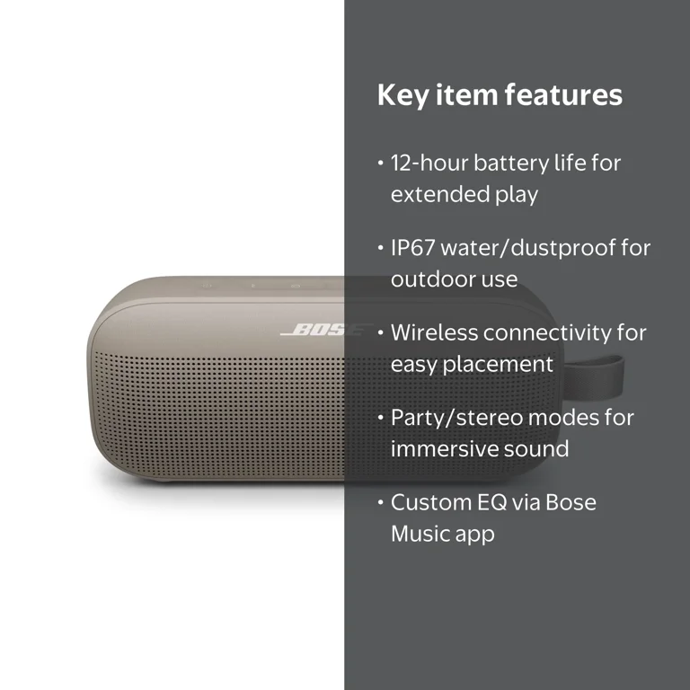 Free Shipping! Bose SoundLink Flex II Waterproof Bluetooth