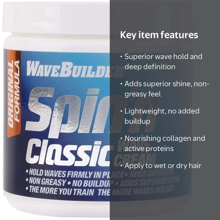 【未開封】AS WAVE CREAM &イオンゲル WaveBuilder, Wave Cream, 8 oz, Non-Greasy, Strong Hold - Walmart.com