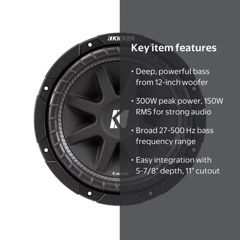 New Kicker 43C124 Classic 12