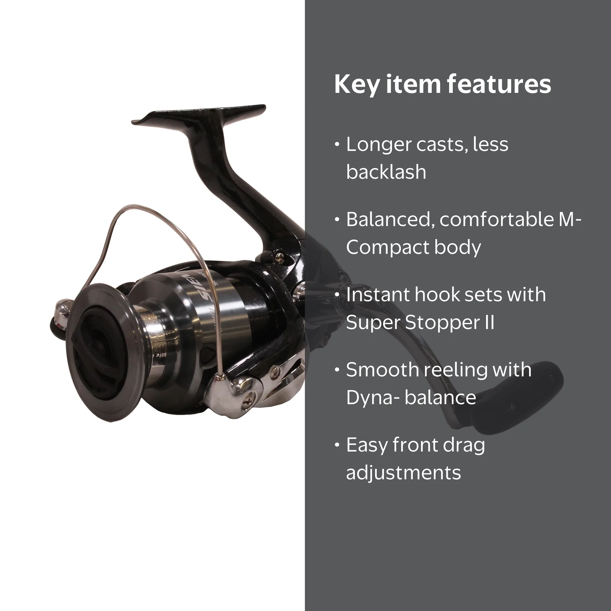 Shimano Sienna FE 4000 Ambidextrous Spinning Fishing Reel - Walmart.com Shimano Sienna FE 4000 Ambidextrous Spinning Fishing Reel - Walmart.com